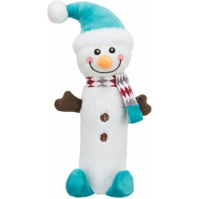 Xmas SNOWMAN plyšový sněhulák s pet lahví uvnitř 38 cm