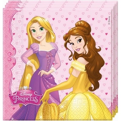 Procos papírové ubrousky Disney Princess 33x33cm 20ks – Zboží Dáma