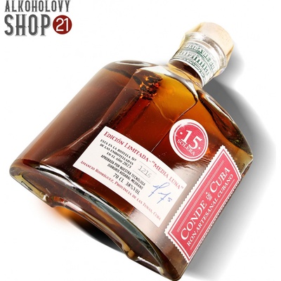 Ron Conde de Cuba 15y 38% 0,7 l (holá láhev)