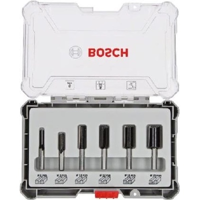 Bosch 6dílná sada frézovacích bitů 2607017465