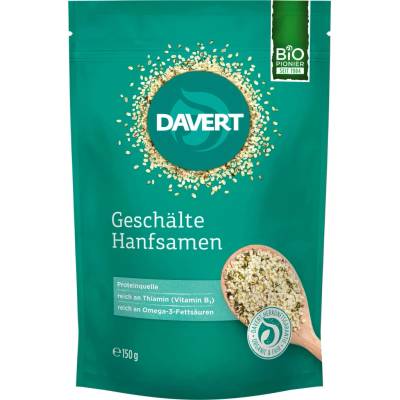 Davert Bio konopná semínka loupaná 150 g