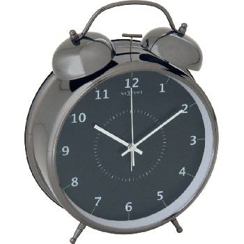 NeXtime Будилник Wake Up 23 см черен (5113zw)