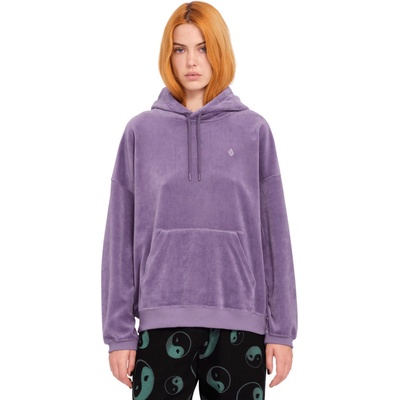 Volcom dámská mikina Stone Heart Up Hoodie Velvet Vintage Violet
