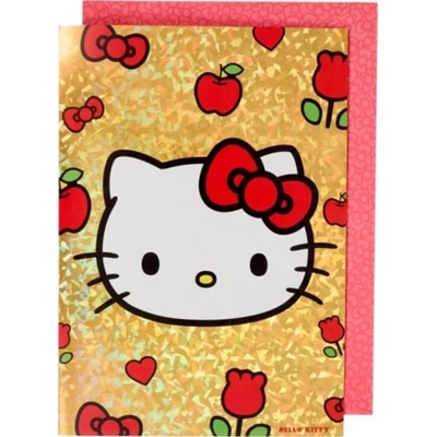 Blahoželanie A4 s obálkou Varianta: Hello Kitty