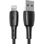 Vipfan Кабел USB към Lightning Vipfan Racing X05, 3A, 1m, черен (X05LT-1m-black)