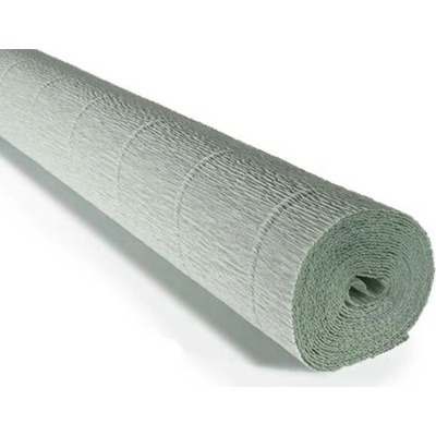 Italský krepový papír Cartotecnica Rossi 180g (50 x 250cm) - šedomodrá 621