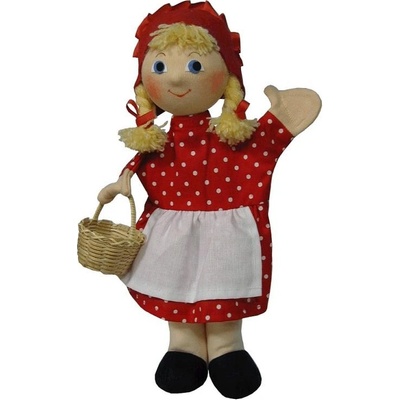 Moravská Ústředna Brno maňásek Karkulka s košíkem puntíkovaná – Zboží Dáma