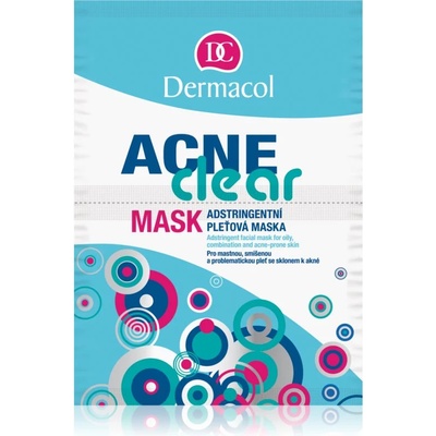 Dermacol Acne Clear маска за лице за проблемна кожа, акне 2x8 гр