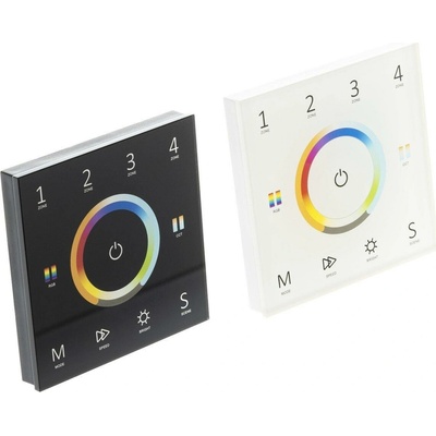 T-LED Bezdrátový nástěnný ovladač dimLED ALLMIX Barva:: černá 069241