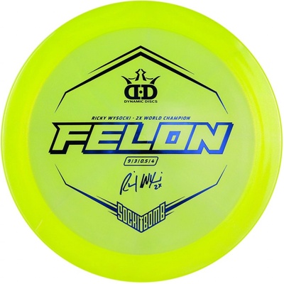 Dynamic Discs Felon Lucid Ice Glimmer Ricky Wysocki
