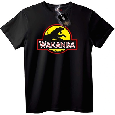 NOONEBRAND Тениска Wakanda Panther - 6XL, Black