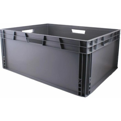 Tavobal 400440 Přepravka euro plná šedá 800 x 600 x 340 mm