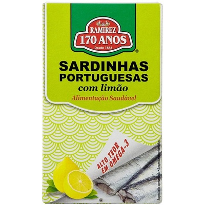 Portugalské sardinky v oleji s citrónom 125g Ramirez