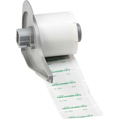 Brady M7-30-428-CALI / 173352, 38.10 mm, Polyester, зелен печат / сив фон (173352)