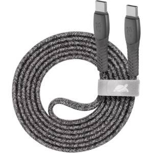 RIVACASE Кабел Rivacase - PS6105GR21, USB-C/USB-C, 2.1 m, сив (PS6105GR21)