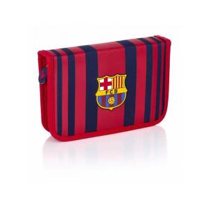 FC Barcelona Празен ученически несесер с един цип FC-186 Barcelona