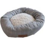 M-PETS Кръгло легло Самоа, светло сиво - диаметър 55 см - 10317899