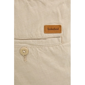 Timberland Памучен панталон Timberland мъжки в бежово с кройка по тялото TB0A2F6BEOH1 (TB0A2F6BEOH1)