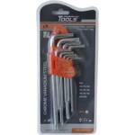 PREMIUM Комплект шестограми 9бр. дълги TORX PremiumHD 31121