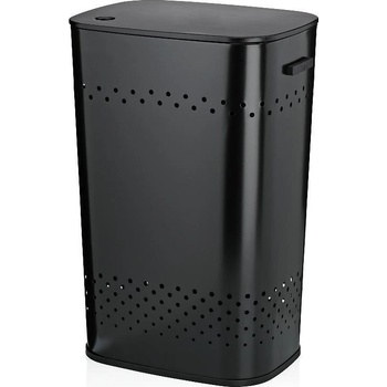 Kela (Германия) Kош за пране и табуретка kela malaga 2 в 1 - цвят черен (kela 23964)