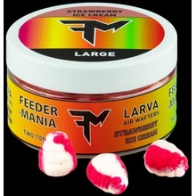 Feedermania TwoTone Larva Air Wafters Large 37g Strawberry Ice Cream