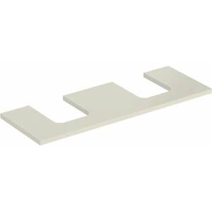 Geberit Плот за мивка Geberit One с двоен изрез 135 см, гланцово пясъчно сиво (505.276.00.4)