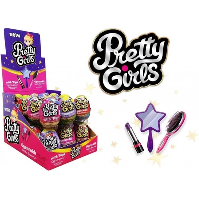 Nova čokoládové vajíčko s překvapením pretty girls 25 g