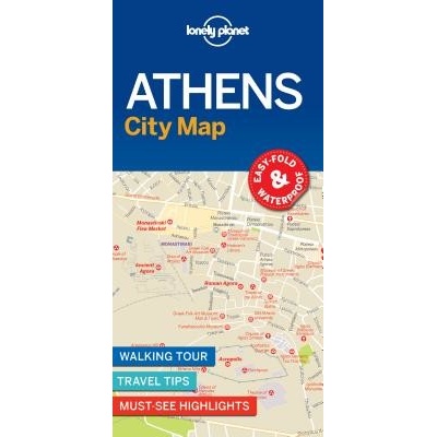 Lonely Planet Athens City Map Lonely PlanetSheet map folded