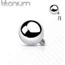 Šperky4U náhradní kulička k labretě titan závit TIT1067-1204