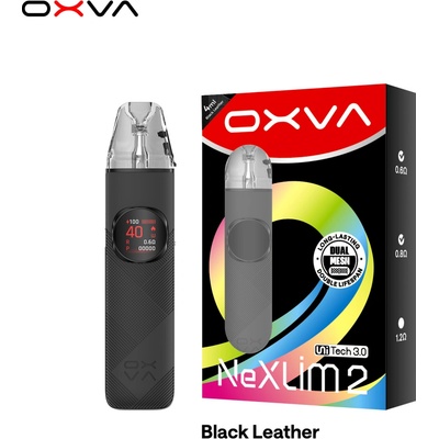 OXVA NeXLIM 2 2000 mAh Black Leather