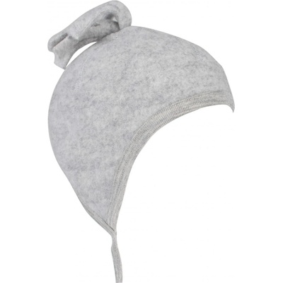 Engel Зимна шапка (beanie) Engel Baby Hat, Wool Fleece Beanie - Hellgrau Melange - размер 86/92 (EU) (204-4079-0312)