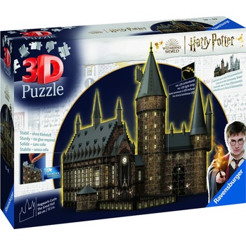 RAVENSBURGER 3D puzzle Harry Potter: Bradavický hrad Velká síň 643 ks svítící