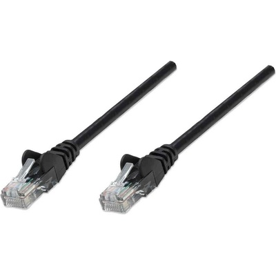 Intellinet 318143 Cat5e, U/UTP, 0,45m, černý