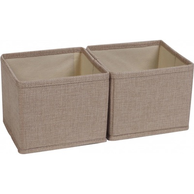 Compactor SANDY Sada 2 ks organizérů S 14 x 14 x 12 cm béžové RAN11286