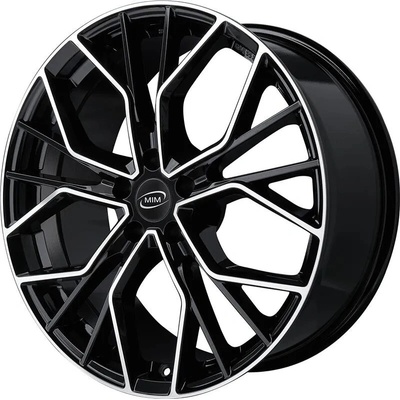 Alu kola MiM ANKY, 20x8.5 5x112 ET30, černá + leštění