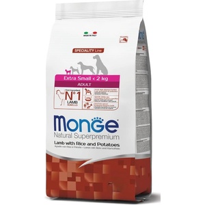 Monge Speciality Line Adult Extra Small lamb with rice & potato 2,5 kg