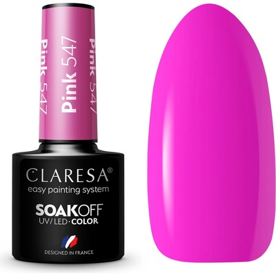 Claresa Gél lak Pink 547 5 g
