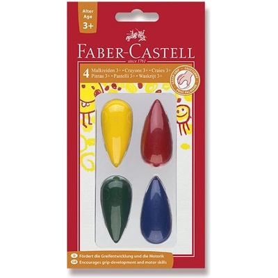 Faber Castell voskové pastelky 4ks