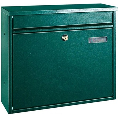 Rottner Rottner hochhause ii - Пощенска метална кутия. С размери: 310х360х110(ВхШхД). Цвят: зелен (hochhaus ii)