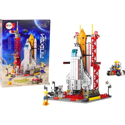 mamido Konstrukční stavebnice: kosmická stanice, raketová loď, vesmír 521 ks