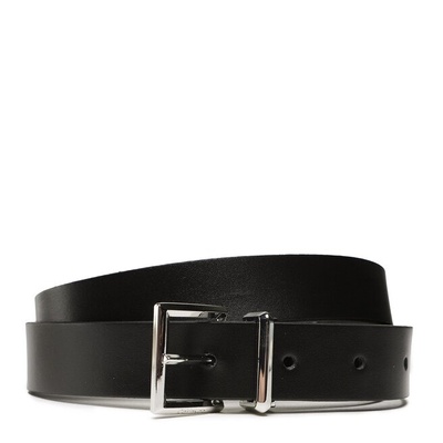 Calvin Klein Дамски колан Calvin Klein Archival Chain Sqr Belt 25 Mm K60K610210 Черен (Archival Chain Sqr Belt 25 Mm K60K610210)