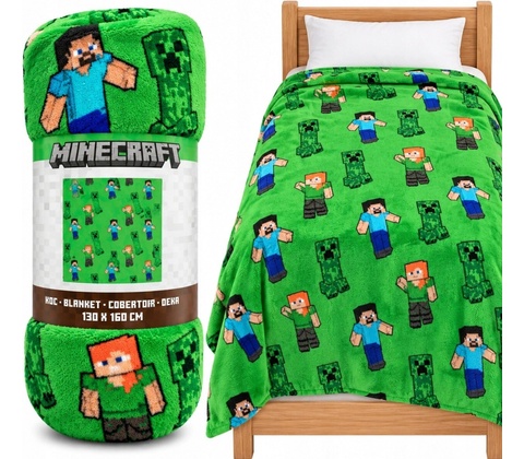 Carbotex Detská deka farebná Minecraft