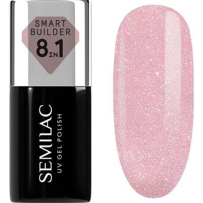 Semilac Extend 5v1 805 Glitter Dirty Nude Rose Růžová 7 ml