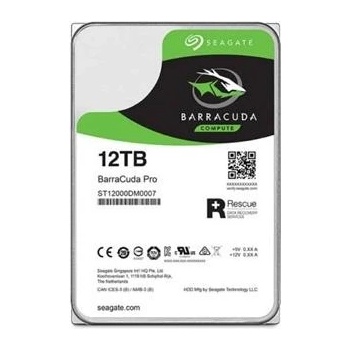 Seagate BarraCuda Pro 12TB, SATAIII, ST12000DM0007