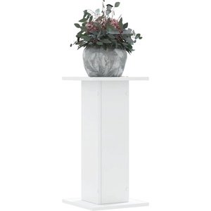 vidaXL Стойки за растения 2 бр бели 30x30x60 см инженерно дърво (3307855)