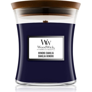 WoodWick Hinoki Dahlia ароматна свещ с дървен фитил 275 гр