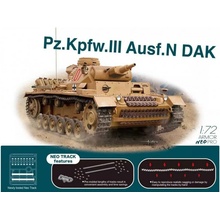 Models Dragon Model Kit tank 7634 Pz.Kpfw.III Ausf.N DAK w/Neo Track 1:72