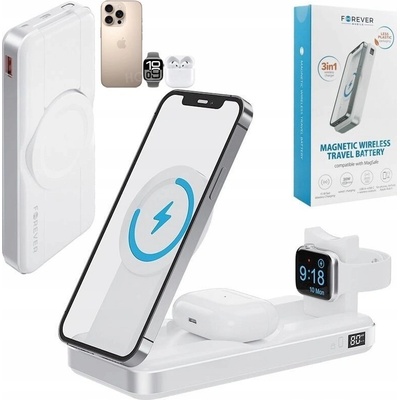Forever MATB-300 10000 mAh 3v1 biela