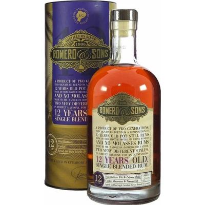 Romero & Sons 9y 44% 0,7 l (holá láhev)