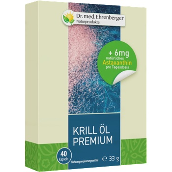 Dr. Ehrenberger Naturprodukte Премиум масло от крил - 40 капсули